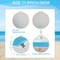 4 Set Ocean Embroidery Kit for Beginners Adults Embroidery Starter Kit Ocean Beach Patterns Hand Crewel Embroidery Kit Cross Stitch Kits 7.9 x 7.9 inches